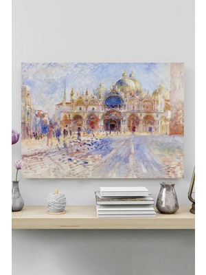 Postermanya The Piazza San Marco - Auguste Renoir Sanatsal Poster