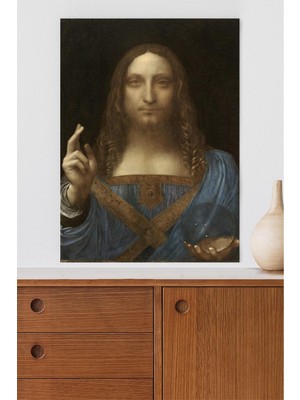 Postermanya Salvator Mundi - Leonardo Da Vinci Sanatsal Poster