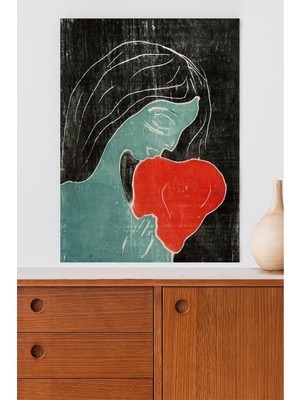Postermanya Two Heart - Edvard Munch Sanatsal Poster