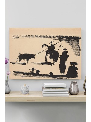 Postermanya Toros - Pablo Picasso Sanatsal Poster