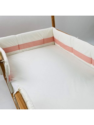 G&g Baby Ekru - Pembe Montessori Yataklar Için Yan Koruma Seti Bridgemall