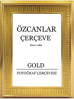 Özcanlar Çerçeve Boş Çerçeve Resim Çerçevesi Anı Çerçevesi 15X21 30X40 21X30 Çerçeve Gold Çerçeve Siyah Çerçeve