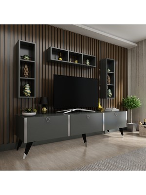 Myniture Festival Tv Ünitesi S3007-4 Antrasit