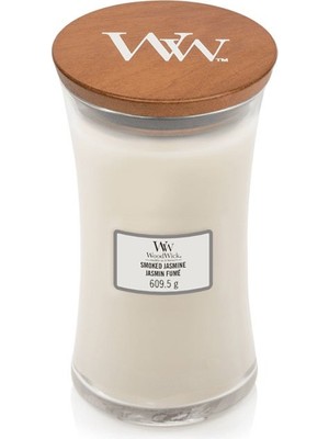 Wood Wick 93038E Ww Büyük Kavanoz Mum Smoked Jasmin