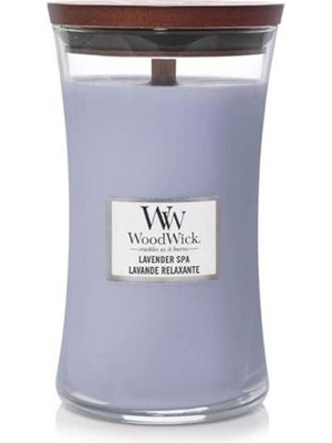 Wood Wick 93492E Ww Büyük Kavanoz Mum Lavender Spa