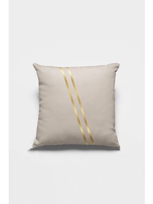 Vizon Dekoratif Çift Taraflı Kırlent Yastık Kılıfı Gizli Fermuar Premium Kumaş  43 x 43 cm KRL1003