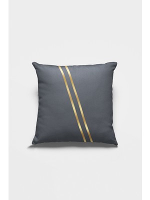 RugViva Vizon Dekoratif Çift Taraflı Kırlent Yastık Kılıfı Gizli Fermuar Premium Kumaş  43 x 43 cm KRL1003