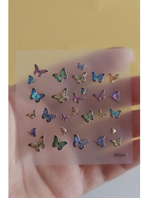 Yapışkanlı Kabartılı Tırnak Sticker