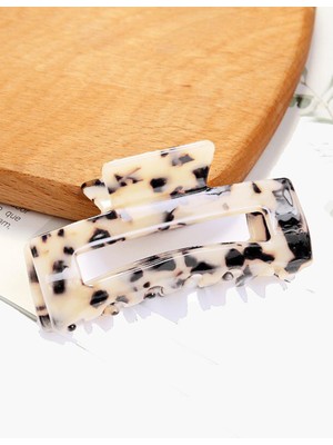 New Obsessions Dikdörtgen Lüks Kemik Büyük Mandal Toka