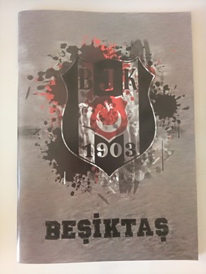 Hakan Çanta Defter 40 Yaprak Kareli Beşiktaş