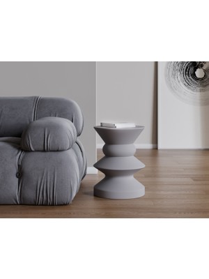 Echo Furniture Adella Bazalt Gri Sehpa