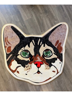 Rugs Modern Mira 893 Sevimli Kedi Desenli Halı