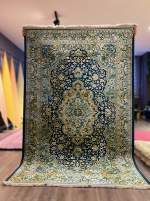 Rugs Modern Mira Vintage 2115 Yeşil Turkuaz Etnik Eskitme Halı