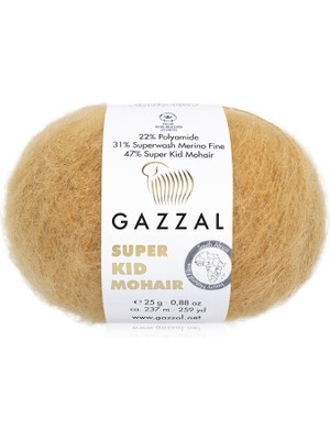 Gazzal Süper Kid Mohair 64430 25GR El Örgü Ipi
