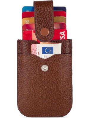 Anı Yüzük Slide Anıtolia Hakiki Deri Çekmeli Ince Kartlık Taba