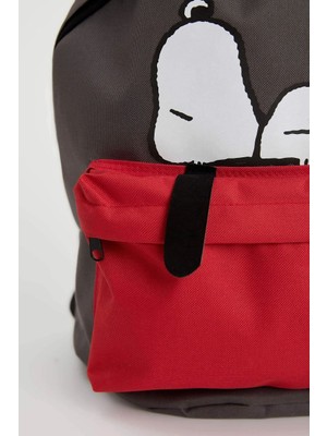Çantamoda Snoopy Desenli Sırt Çantası Kendini Onaran Kumaş