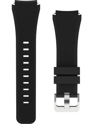 Basias Haylou Solar LS05 / LS05 S Tokalı Çapraz Çizgili Spor Silikon Kordon Kayış