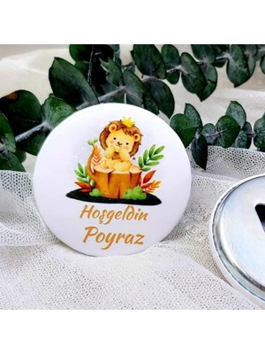 Hayaller Dükkanı 15 Adet Aslancık Baskılı Açacak Magnet Yenidoğan Lik