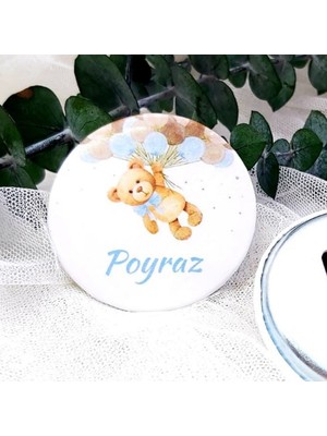 Hayaller Dükkanı 15 Adet Balonlu Ayıcık Yenidoğan Açacak Magnet