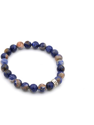 Murty99 Hakiki Doğal Orange Sodalit Taşı Bileklik 1.kalite 007