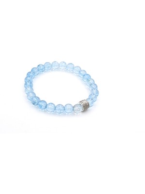 Murty99 Doğal Mavi Topaz Bileklik 1.kalite Doğal Taş