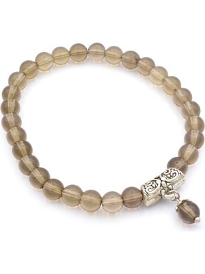 Murty99 Hakiki Dumanlı Kuvars Bileklik 1.kalite 002