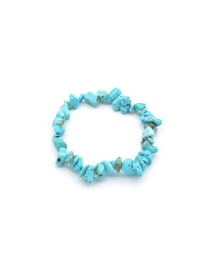 Murty99 Hakiki Doğal Kırık Taş Turkuaz Bileklik 1.kalite Doğal Taş