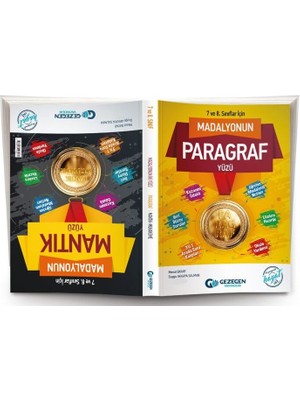 Gezegen Yayıncılık 7. ve 8.Sınıflar Için Madalyonun Paragraf-Mantık Yüzü 0922