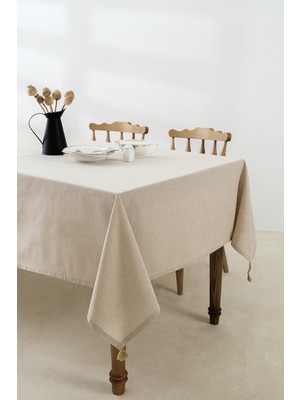Denizli Concept Selendi Bej Masa Örtüsü