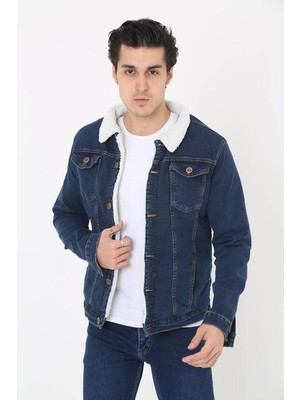 Comstarmoda Erkek Içi Kürklü Kot Ceket