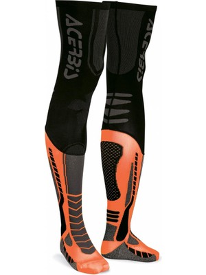 Acerbis X-Leg Çorap Siyah Turuncu
