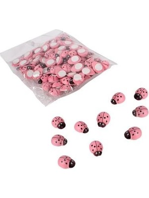 Coşan Pastacılık Uğur Böceği Yapışkanlı Pembe