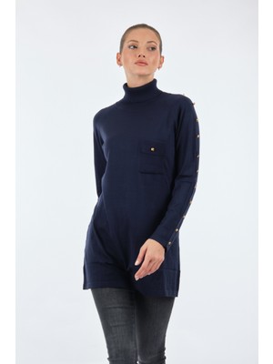 Twomail Minimalist Bohem Uzun Kol Midi Tunit - Günlük & Özel Gün