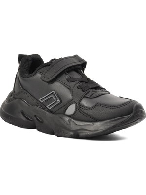 Cool Tokyo-P Siyah Çocuk Cırtlı Spor Ayakkabı