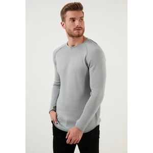 Regular Fit Bisiklet Yaka Pamuklu Kazak Erkek Kazak 6353420