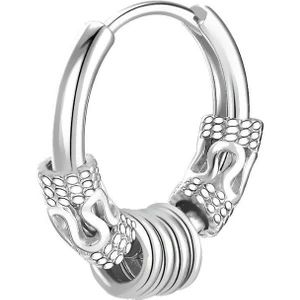 Çelik Gotik Dizayn Bayan Erkek Tek Küpe ET05