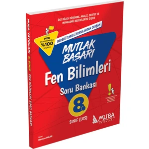 Muba Yayınları 8. Sınıf LGS Fen Bilimleri Soru Bankası Mutlak Başarı Serisi 0922