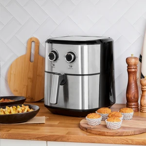 Multifry Inox Double Pan Airfryer  5,5 Litre XL