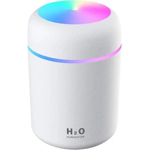 300 ml Ultrasonik Hava Nemlendirici Ortam Nemlendirici Işıklı Hava Nemlendirici Buharlı Nemlendirici Buhar Makinesi ve Aroma Difüzörü H2O Nemlendirici Oda Nemlendirici Hava Temizleyici