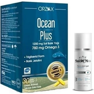 Plus 1200 Mg 30 Kapsül Balık Yağı + Yüz Temizleme Jeli 100ML Hediyeli