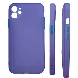 Apple iPhone 11 0,2 mm Buzlu Ultra Ince Yumuşak Silikon Kamera Korumalı Slim Kılıf