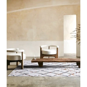 Maze Tile Toprak Desenli Peluş Halı 7453
