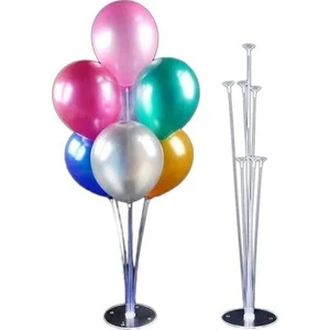 Çıtı Pıtı Store 2 Adet Balon Süsleme Standı 7li Çubuklu Ikili Set Ayaklı Stand