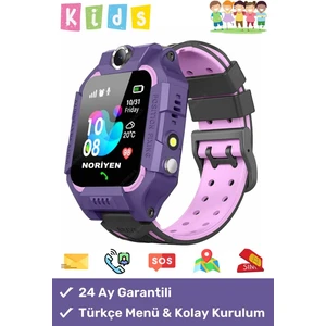Q19 Sim Kartlı Kameralı Gizli Dinleme Konum Özellikli Aramalı Çocuklar İçin Akıllı Çocuk Takip Saati