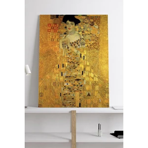Adele Bloch Bauerin Portresi - Klimt Sanatsal Kanvas Tablo
