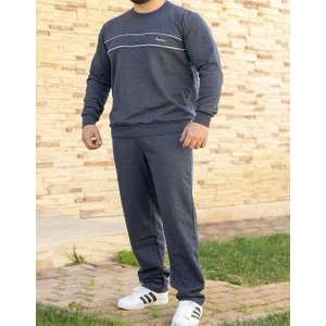 0 yaka Siyah Eşofman Takımı