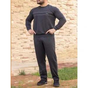 0 yaka Siyah Eşofman Takımı