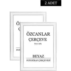 Özcanlar Çerçeve Boş Çerçeve Resim Çerçevesi Anı Çerçevesi Çerçeve Gold Çerçeve Siyah Çerçeve Beyaz Çerçeve 2 Adet