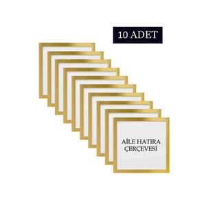 Özcanlar Çerçeve 10 Adet  Aile Çerçeve Seti Tablo Seti Boş Çerçeve Masa Üstü Çerçeve
