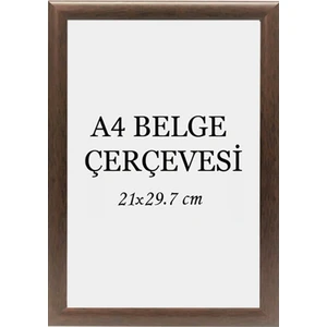 Özcanlar Çerçeve Diploma Çerçevesi  Belge Çerçevesi Sertifika Fotoğraf Çerçevesi A4 Tekli Boş Çerçeve 21X30